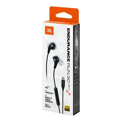 Audífonos JBL Endurance Run 3 Negro/Gris