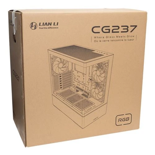 Case Lian Li CG237 Tempered Glass ATX Mid-Tower