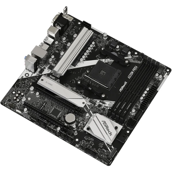 Tarjeta Madre ASRock A520M Pro4 - Micro ATX - Socket AM4 - DDR4 4733MHz - M.2 - SATA - PCIe - HDMI - DisplayPort