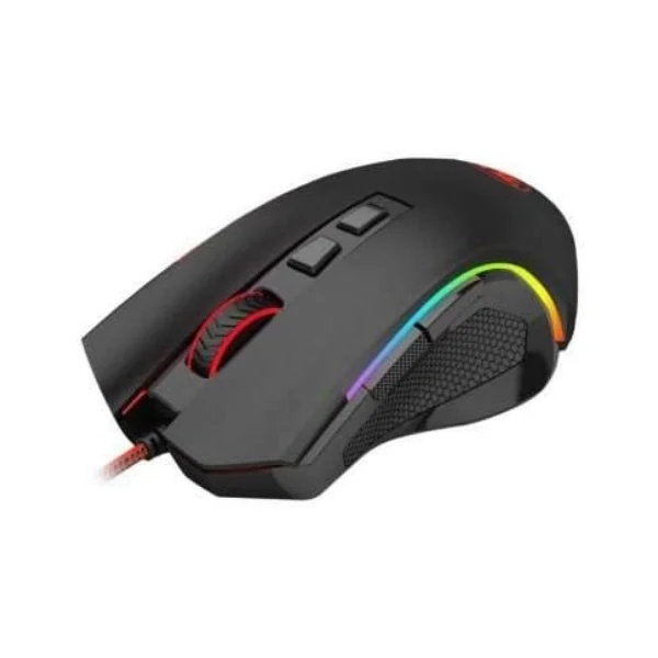 Mouse Gamer Redragon Griffin M607 RGB Chroma Sensor Óptico Pixart PMW3212 7200 DPI - Negro