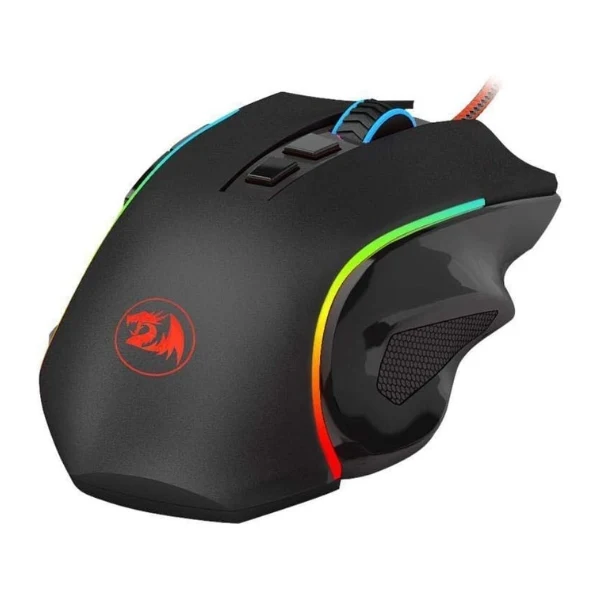 Mouse Gamer Redragon Griffin M607 RGB Chroma Sensor Óptico Pixart PMW3212 7200 DPI - Negro
