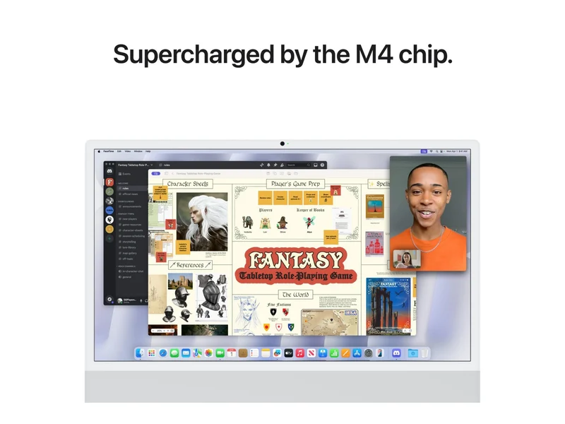 Todo en Uno Apple iMac MCR24LL/A, Apple M4 10 Núcleos, 24GB, 512 GB SSD