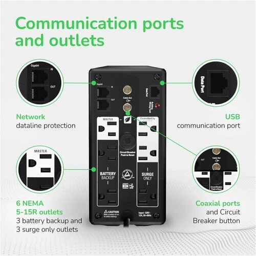 UPS APC Back-UPS BR700G 700VA/450W - Línea Interactiva