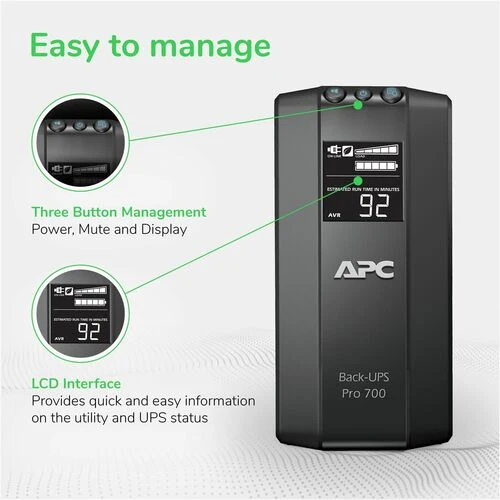 UPS APC Back-UPS BR700G 700VA/450W - Línea Interactiva