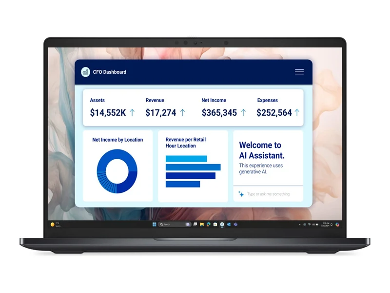 Laptop Dell Pro 14 Premium PA14250, Intel Core Ultra 7 - 8 Núcleos, 32GB DDR5, 512 GB SSD, Intel Arc Graphics 140V