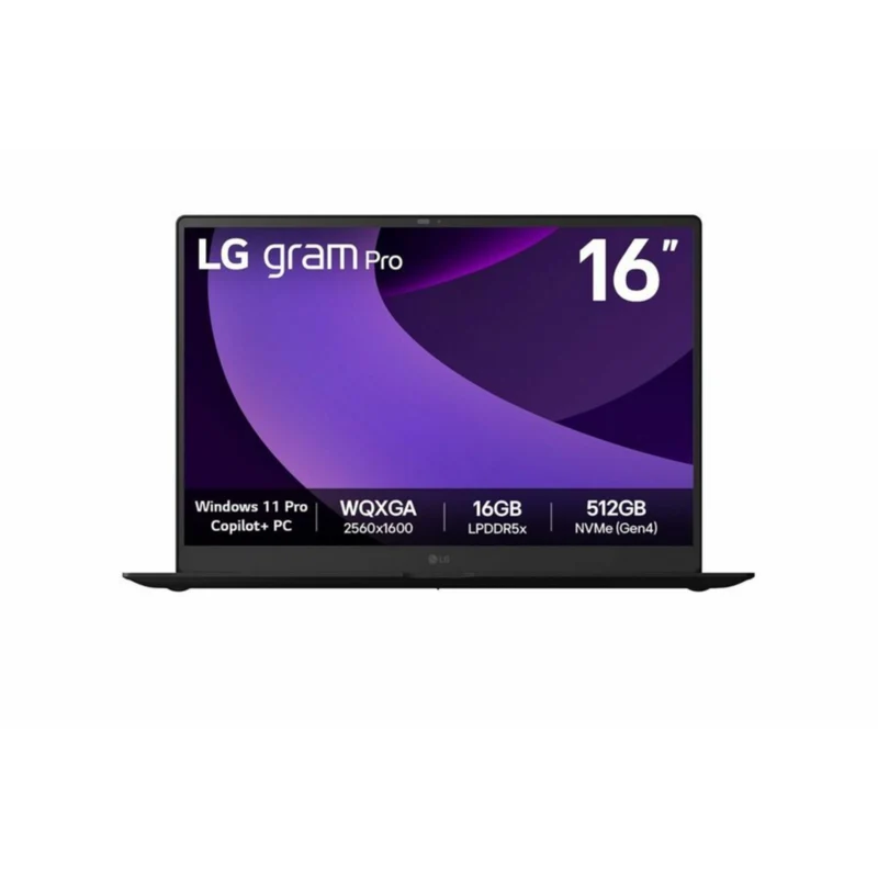 Laptop LG gram Pro 16Z90TP-K.APB6U1, Intel Core Ultra 7 255H 16 Núcleos, 32GB, 1 TB, Arc Graphics
