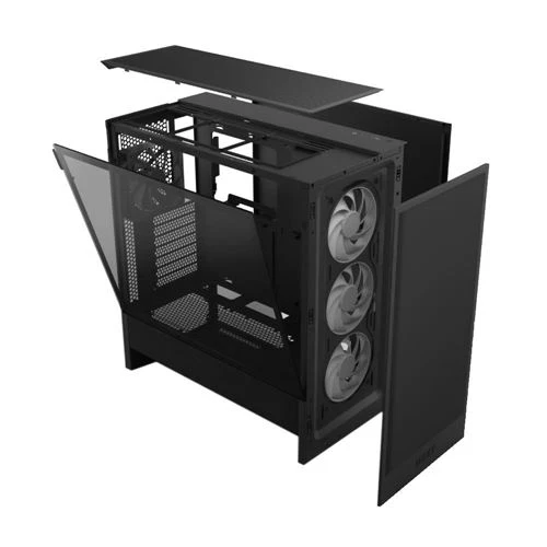 Case NZXT H5 Flow (2024) RGB Tempered Glass ATX Mid-Tower