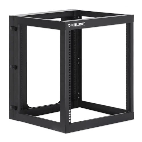 Intellinet 19 inch Wall Mount 4-Post Open Frame Network Rack - 12U