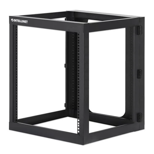 Intellinet 19 inch Wall Mount 4-Post Open Frame Network Rack - 12U