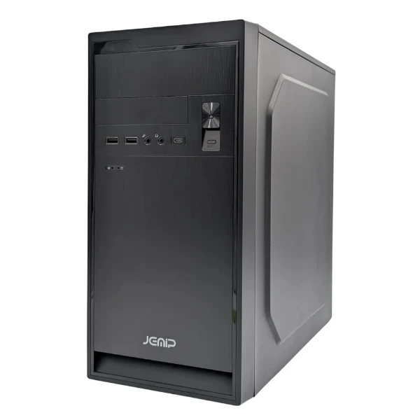 Case Jemip Atria Office Micro-ATX / Mini-ITX - USB Type-C - Audio HD - Negro - JPOATRIAC225-BK