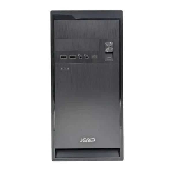 Case Jemip Atria Office Micro-ATX / Mini-ITX - USB Type-C - Audio HD - Negro - JPOATRIAC225-BK