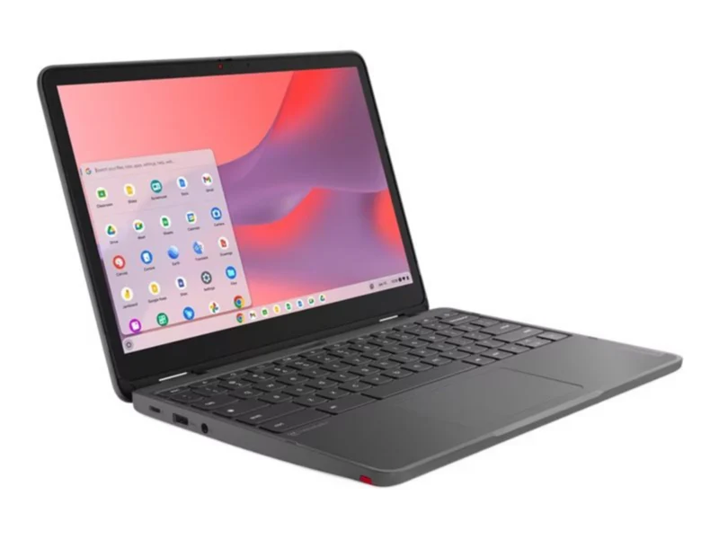 Laptop Lenovo 500e Yoga Chromebook Gen-4 82W4, Intel N-Series N100 4 Núcleos, 4GB DDR5, 32 GB, 82W4000AUS