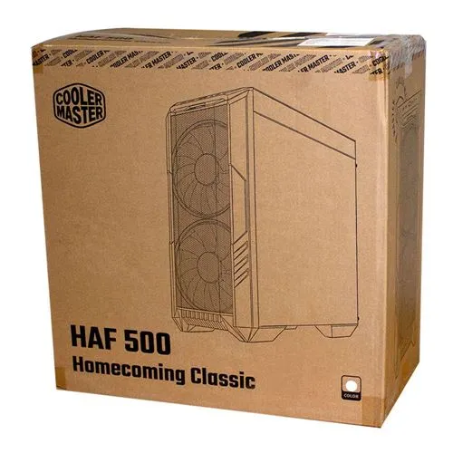 Case Cooler Master HAF 500 Tempered Glass ATX Mid-Tower