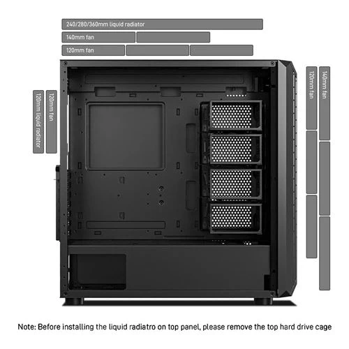 Case DARKROCK Classico Storage Master ATX Mid-Tower