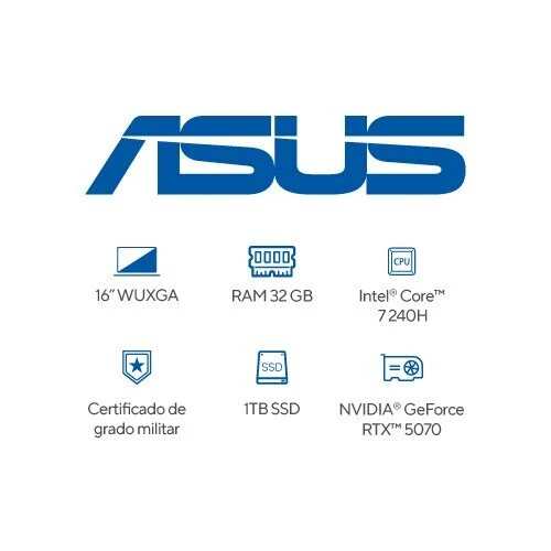 Laptop ASUS V16 V3607VP 16" - Intel Core 7 240H - 32GB - 1TB SSD