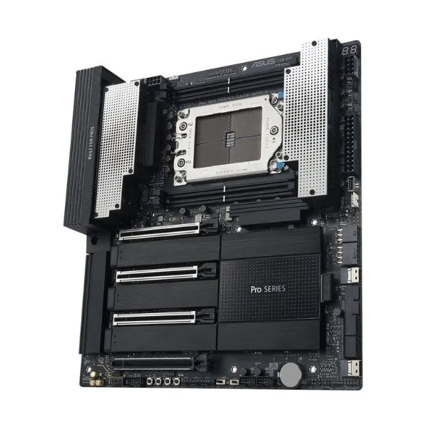 Kit para PC: Procesador AMD Ryzen Threadripper 9970X 32 Núcleos + Tarjeta Madre ASUS TRX50 SAGE Pro WS sTR5 DDR5 CEB + 128 RAM GB DDR5 + Tarjeta Gráfica ASUS AMD Radeon AI PRO R9700 Turbo 16 GB GDDR6