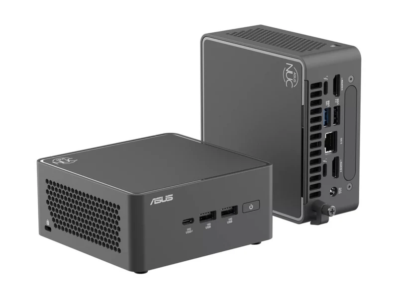 Mini PC ASUS NUC 15 Pro Tall Kit RNUC15CRHU50000U, Intel Core Ultra 5 225H 14 Núcleos, 0GB DDR5, Intel Arc Graphics 130T