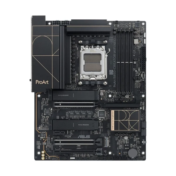 Kit para PC: Procesador AMD Ryzen 9 9950X 16 Núcleos 4.3GHz 64MB Cache + Tarjeta Madre ASUS B850 Creator ProArt WiFi Socket AM5 DDR5 ATX