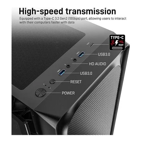 Case DARKROCK EC2 Tempered Glass ATX Mid-Tower