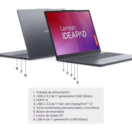 Laptop Lenovo IdeaPad Slim 3 15" Táctil - Intel Core i5-13420H - 16GB - 512GB SSD