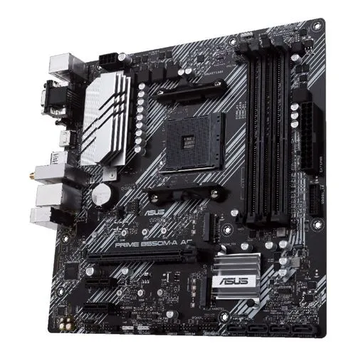 Tarjeta Madre ASUS Prime B550M-A AC AMD B550 AM4 DDR4 microATX WiFi