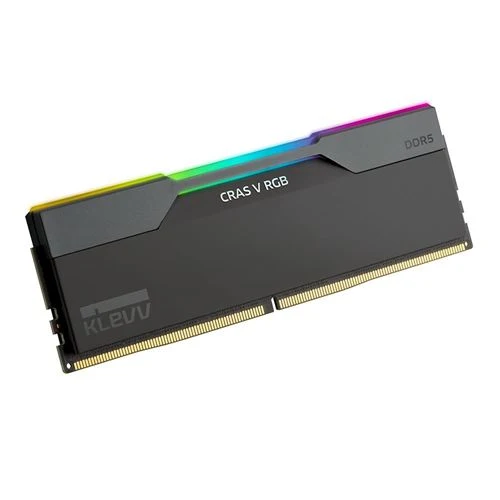Memoria RAM KLEVV CRAS V RGB 32GB (2x16GB) DDR5 6000MHz PC5-48000 CL30 Dual Channel - Obsidian Black