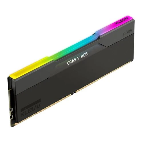 Memoria RAM KLEVV CRAS V RGB 32GB (2x16GB) DDR5 6000MHz PC5-48000 CL30 Dual Channel - Obsidian Black