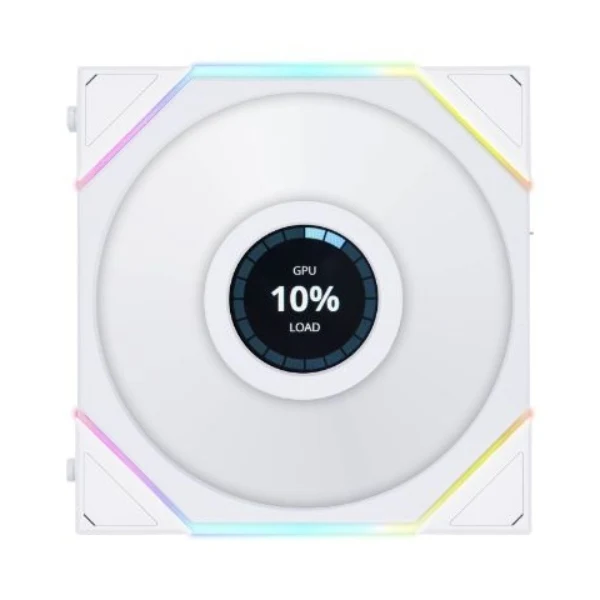 Fan Cooler Lian Li UNI FAN TL LCD FLEX Reverse Blade Fluid Dynamic Bearing 120mm (3 Pack) - Blanco - RGB
