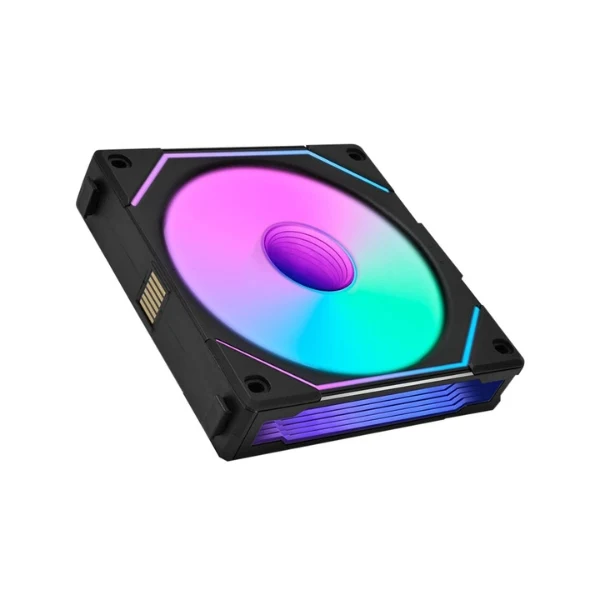 Fan Cooler Lian Li UNI FAN SL-INF LCD FLEX Reverse Blade Fluid Dynamic Bearing 120mm (3 Pack) - Negro - RGB