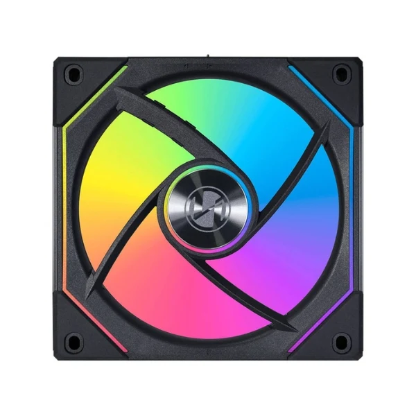 Fan Cooler Lian Li UNI FAN SL-INF LCD FLEX Reverse Blade Fluid Dynamic Bearing 120mm (3 Pack) - Negro - RGB