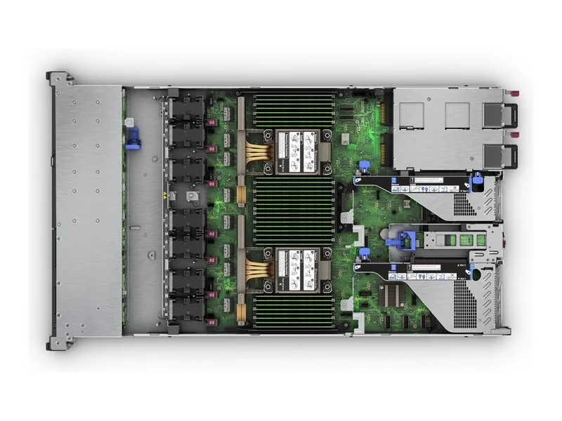 Servidor HPE ProLiant DL360 Gen11 Network Choice, Intel Xeon Silver 4509Y 8 Núcleos, 64GB DDR5, SSD 2 x 480GB, Rack 1U