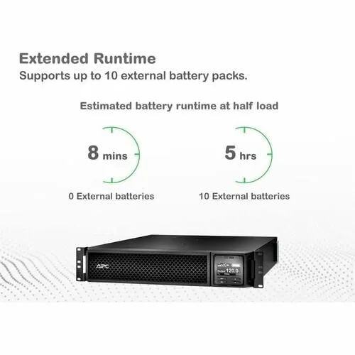 UPS APC Smart-UPS SRT3000XLA 3kVA/2700W - Online Doble Conversión