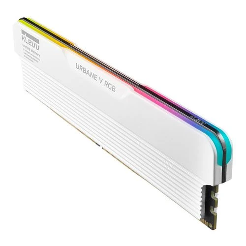 Memoria RAM KLEVV URBANE V RGB 32GB (2x16GB) DDR5 6000MHz PC5-48000 CL28 Dual Channel - Brilliant White