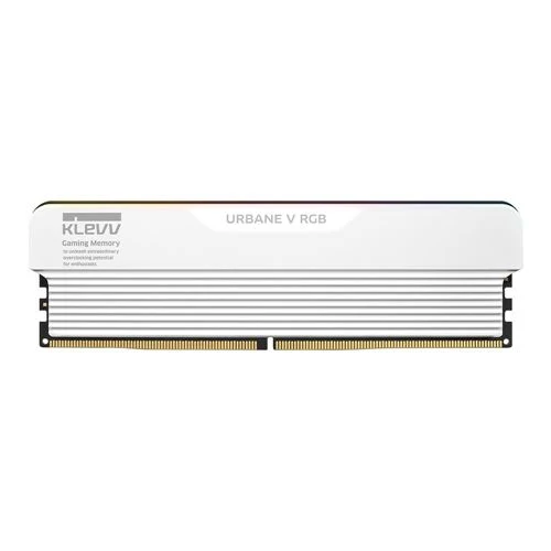 Memoria RAM KLEVV URBANE V RGB 32GB (2x16GB) DDR5 6000MHz PC5-48000 CL30 Dual Channel - Brilliant White