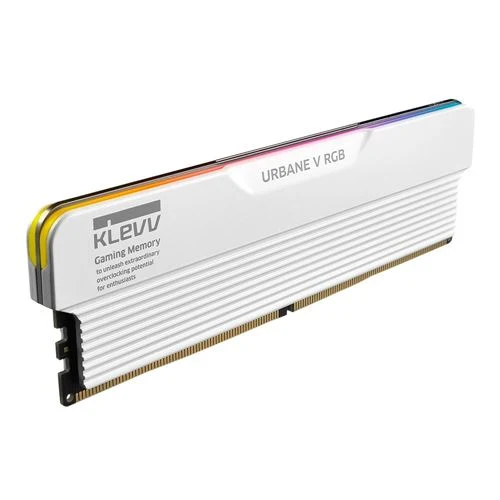 Memoria RAM KLEVV URBANE V RGB 32GB (2x16GB) DDR5 6000MHz PC5-48000 CL30 Dual Channel - Brilliant White