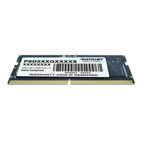 Memoria RAM Patriot 32GB DDR5 5600MHz PC5-44800 CL46 Single Channel SO-DIMM - Black