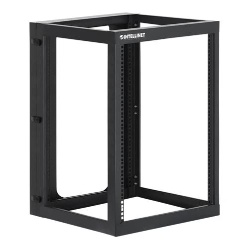 Case Intellinet 19 inch Wall Mount 4-Post Open Frame Network Rack - 15U