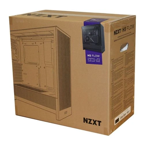 Case NZXT H5 Flow (2024) Tempered Glass ATX Mid-Tower