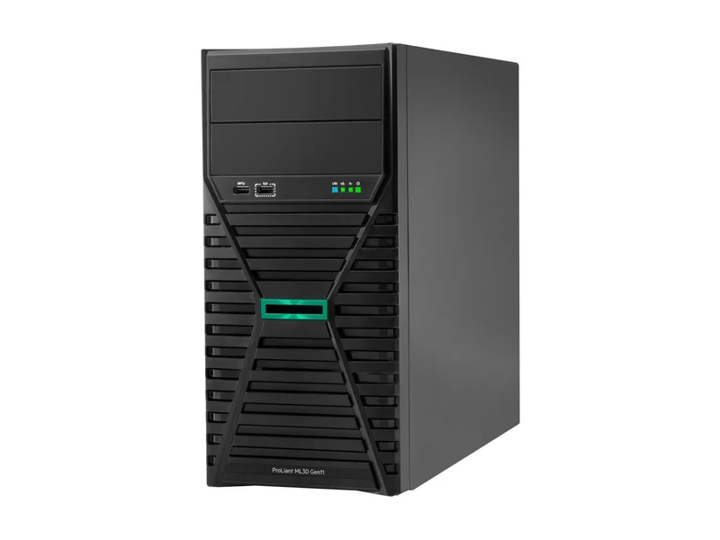 Servidor HPE ProLiant ML30 Gen11, Intel Xeon 6325P 4 Núcleos, 32GB DDR5, SSD 2 x 960GB, Torre 4U