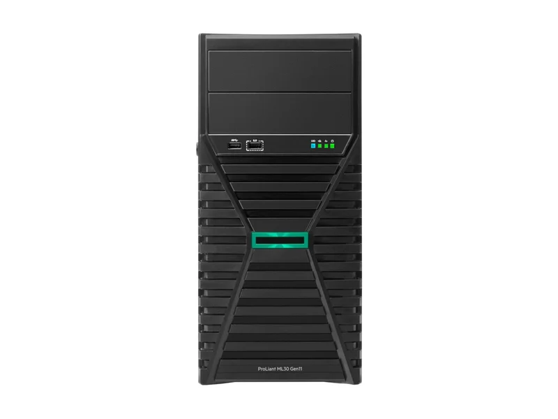 Servidor HPE ProLiant ML30 Gen11, Intel Xeon 6325P 4 Núcleos, 32GB DDR5, SSD 2 x 960GB, Torre 4U