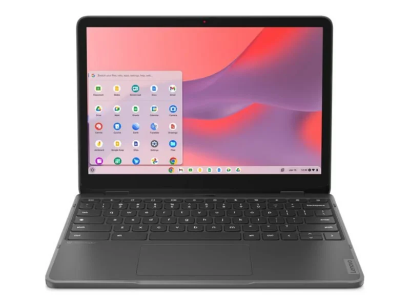 Laptop Lenovo 500e Yoga Chromebook Gen-4 82W4, Intel N-Series N200 4 Núcleos, 8GB DDR5, 64 GB