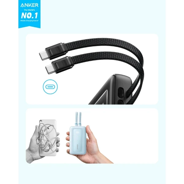 Power Bank Anker ZOLO 10K 35W Dual USB-C