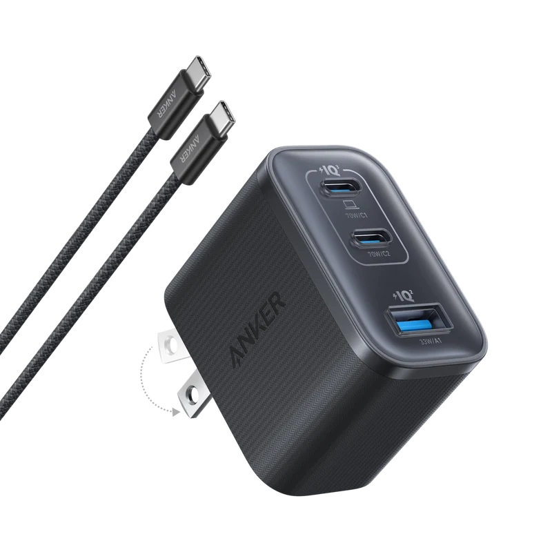 Cargador Anker Nano 70W 2C1A