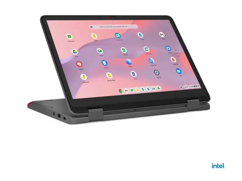 Laptop Lenovo 500e Yoga Chromebook Gen-4 82W4, Intel N-Series N100 4 Núcleos, 4GB DDR5, 32 GB, 82W40009US