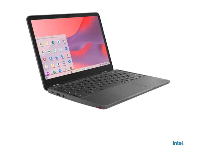Laptop Lenovo 500e Yoga Chromebook Gen-4 82W4, Intel N-Series N100 4 Núcleos, 4GB DDR5, 32 GB, 82W40009US