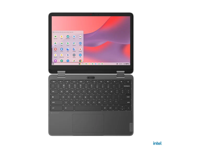 Laptop Lenovo 500e Yoga Chromebook Gen-4 82W4, Intel N-Series N100 4 Núcleos, 4GB DDR5, 32 GB, 82W40009US
