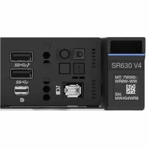 Servidor Lenovo ThinkSystem SR630 V4 7DG9100HLA, Intel Xeon 2.20GHz, 32GB TruDDR5, Rack 1U