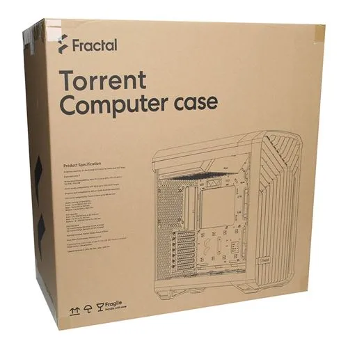 Case Fractal Design Torrent RGB Tempered Glass ATX Mid-Tower