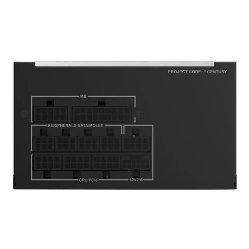 Fuente de Poder Montech CENTURY II - 750W - 80 Plus Gold - Fully-Modular - ATX