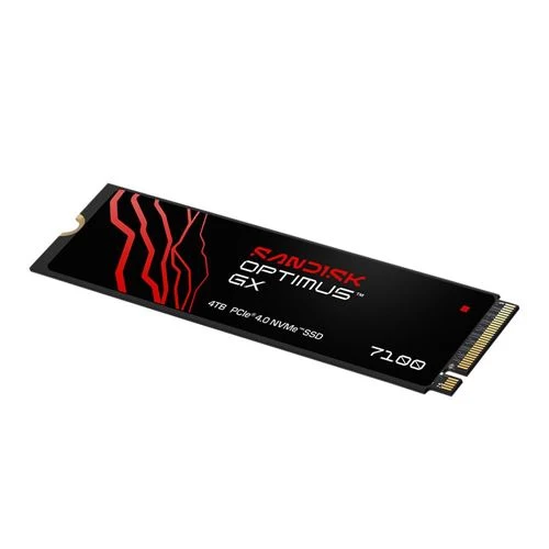 Disco Duro SSD SanDisk Optimus GX 7100 4 TB BiCS TLC 3D CBA NAND PCIe Gen 4 x 4 NVMe M.2